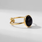 Women's Oval Stone Ring