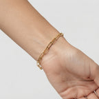 Women's Paperclip Chain Bracelet
