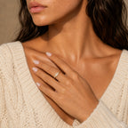 Women's Pavé Crystal Signet Ring