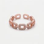 Women's Pave Link Ring
