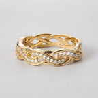 Women's Pave Twist Ring