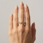 Women's Pave Twist Ring