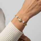 Women's Pearl Station Bracelet