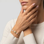 Women's Pearl Station Bracelet