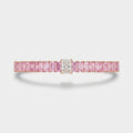 Women's Pink Stone Tennis Bracelet