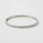 Women's Polished Crystal Bangle