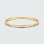 Women's Polished Crystal Bangle