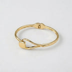Women's Polished Teardrop Bangle