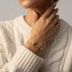 Women's Polished Teardrop Bangle