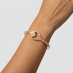 Women's Polished Teardrop Bangle