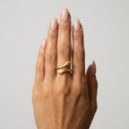 Women's Polished Teardrop Ring