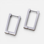 Women's Rectangle Huggie Hoop Earrings
