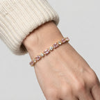 Women's Rectangular Stone Tennis Bracelet