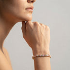 Women's Rectangular Stone Tennis Bracelet