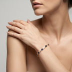 Women's Rectangular Stone Tennis Bracelet