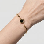 Women's Roman Numeral Disc Bracelet