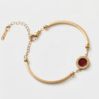 Women's Roman Numeral Disc Bracelet