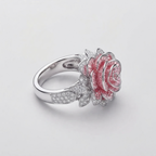 Women's Rose Enamel Ring