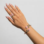 Women's Rose Flower Jewellery Set
