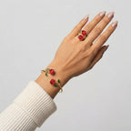 Women's Rose Flower Jewellery Set