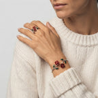 Women's Rose Flower Jewellery Set
