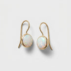 Women's Round Natural Stone Earrings
