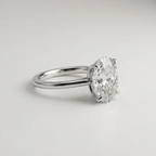 Women's Solitaire Crystal Ring