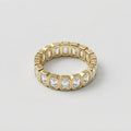 Women's Square Crystal Ring
