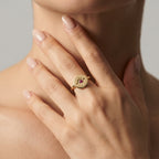 Women's Star Disc Ring