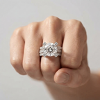 Women's Statement Crystal Ring