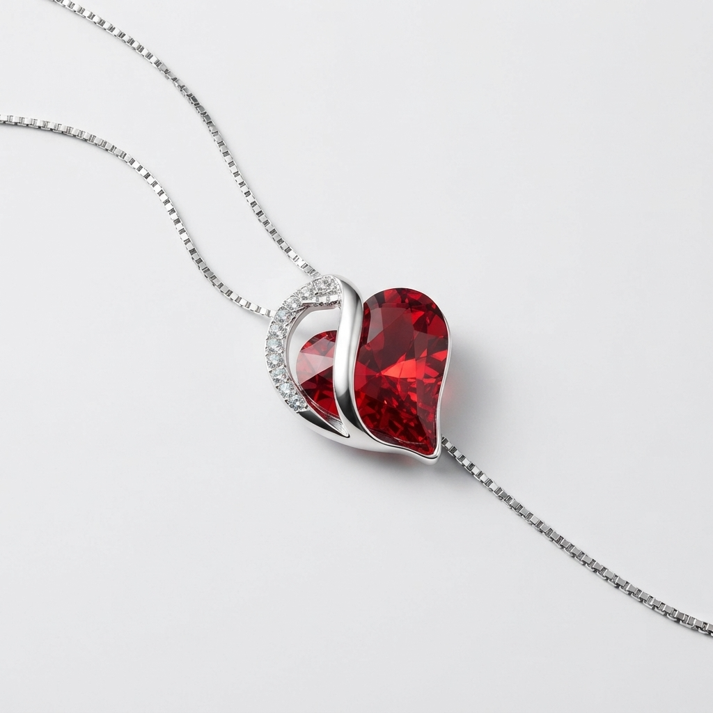 Women's Statement Heart Pendant Necklace