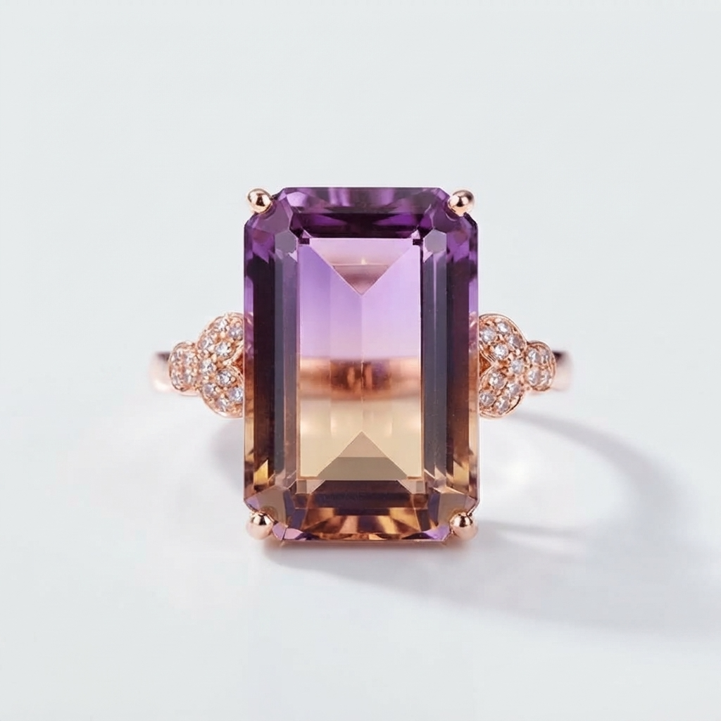 Women's Statement Purple Stone Ring