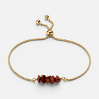 Women's Stone Chip Bar Bolo Bracelet