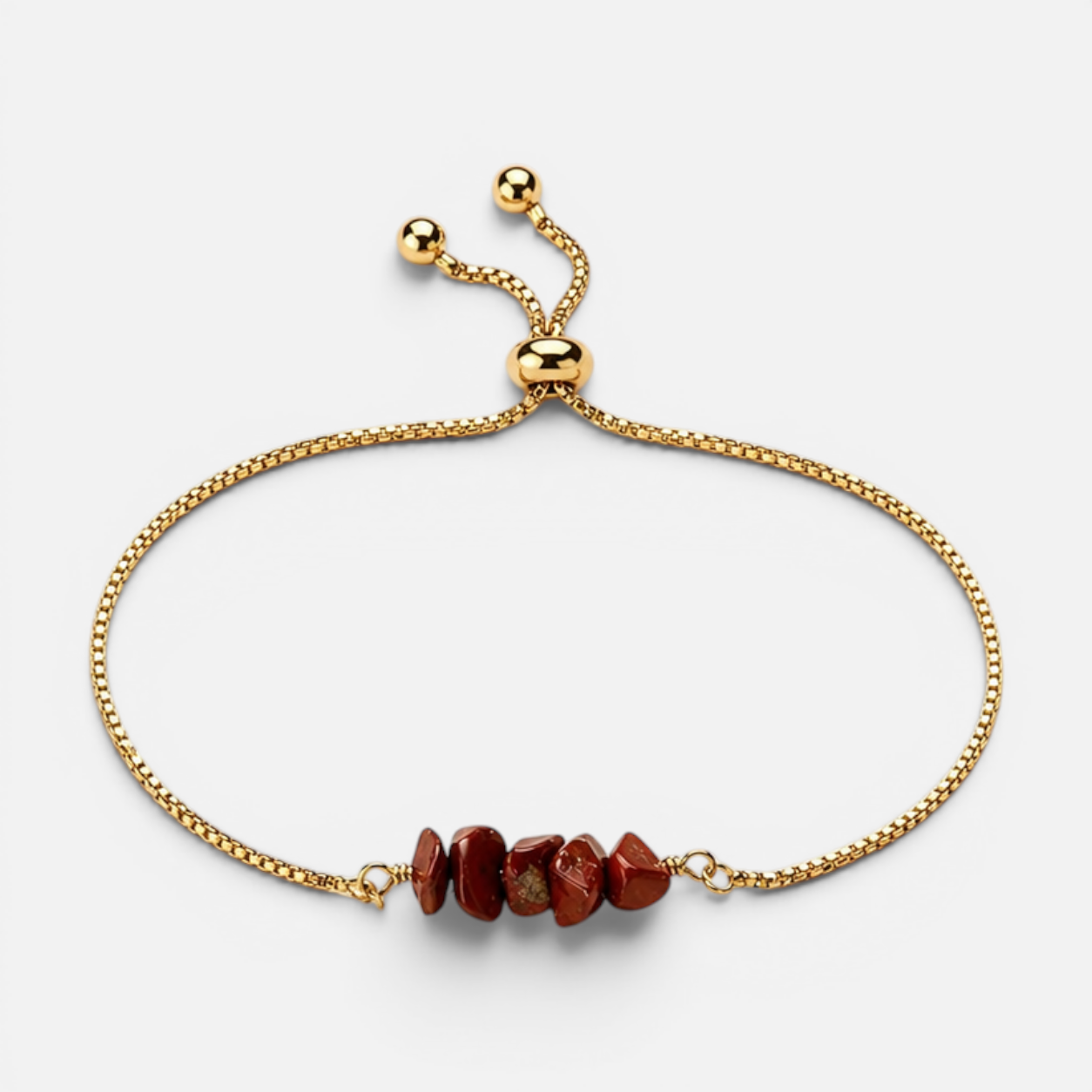 Women's Stone Chip Bar Bolo Bracelet