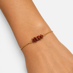 Women's Stone Chip Bar Bolo Bracelet