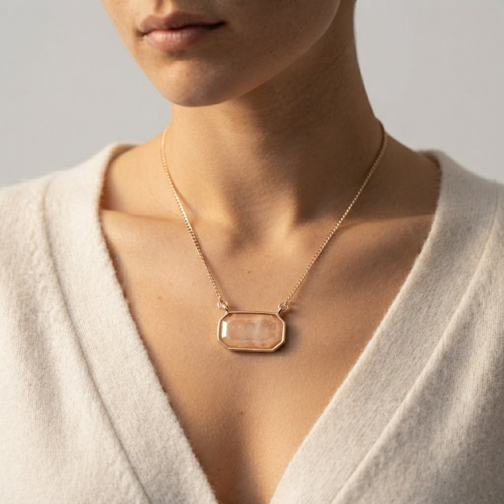 Women's Stone Pendant Necklace