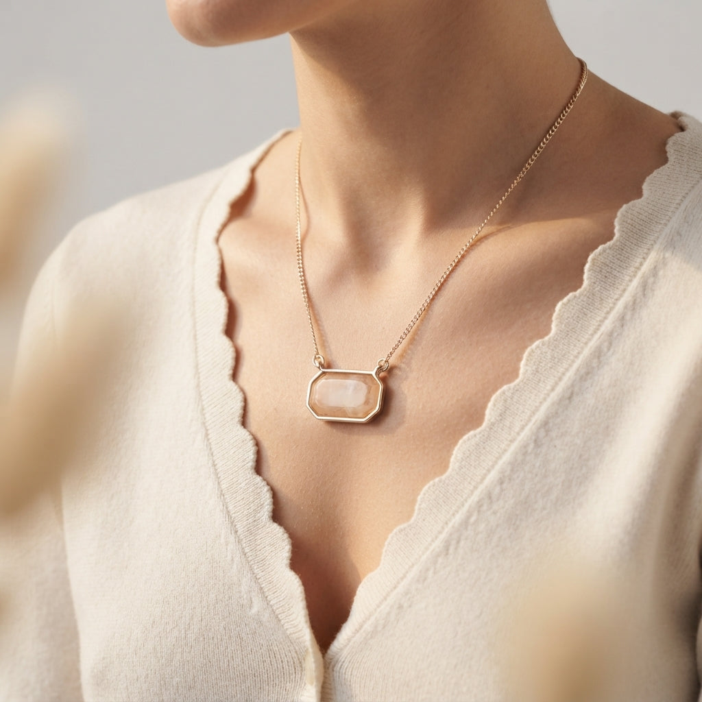Women's Stone Pendant Necklace
