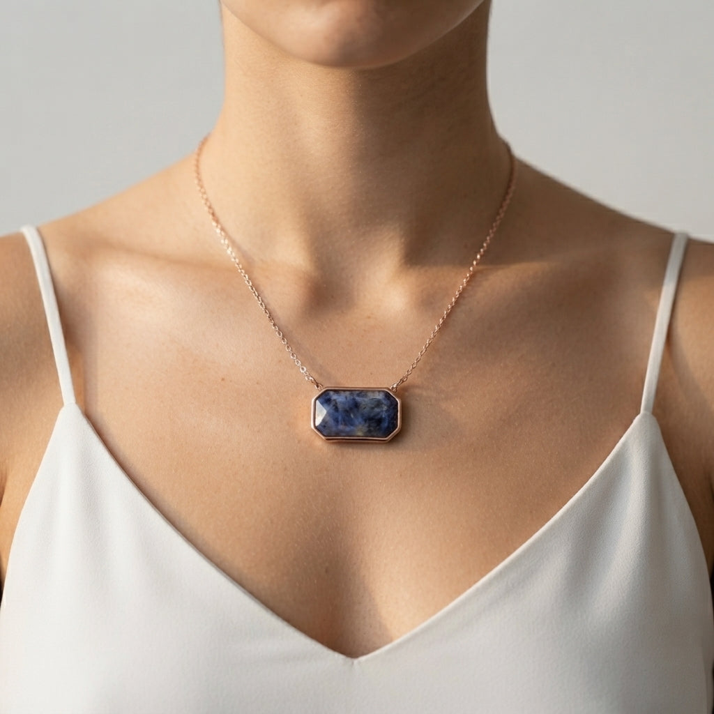 Women's Stone Pendant Necklace