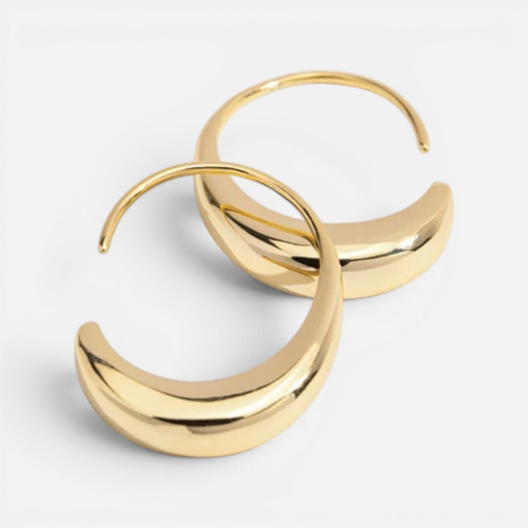 Women's Tapered Hoop Earrings