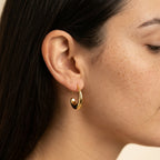 Women's Tapered Hoop Earrings