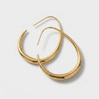 Women's Teardrop Hoop Earrings