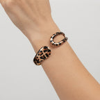 Women's Teardrop Open Cuff Bangle