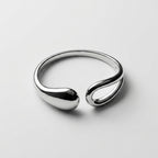 Women's Teardrop Open Cuff Bangle