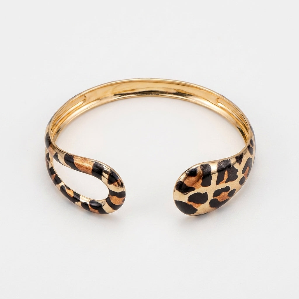 Women's Teardrop Open Cuff Bangle