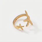 Women's Textured Starfish Ring