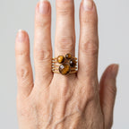 Women's Tiger's Eye Cluster Ring