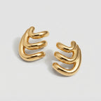 Women's Triple Hoop Earrings