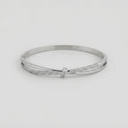 Women's Twist Crystal Bangle Bracelet