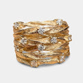 Women's Twist Crystal Ring