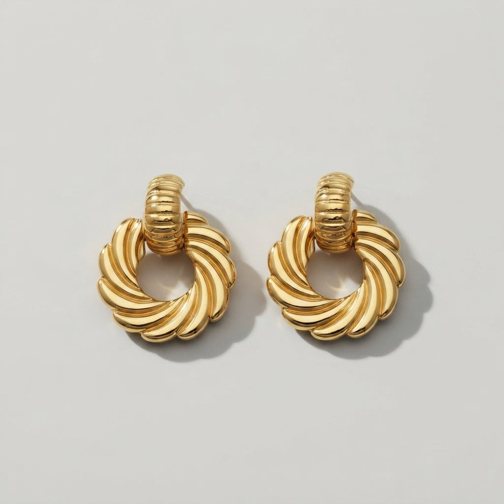 Women's Twisted Drop Earrings